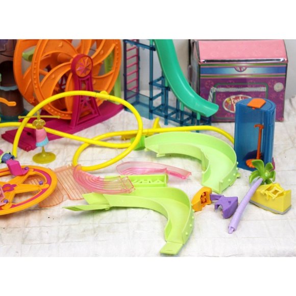 5 Lb Lot Of Mixed Polly Pocket Incomplete Playset Parts & Accessories No Dolls - Picture 4 of 9